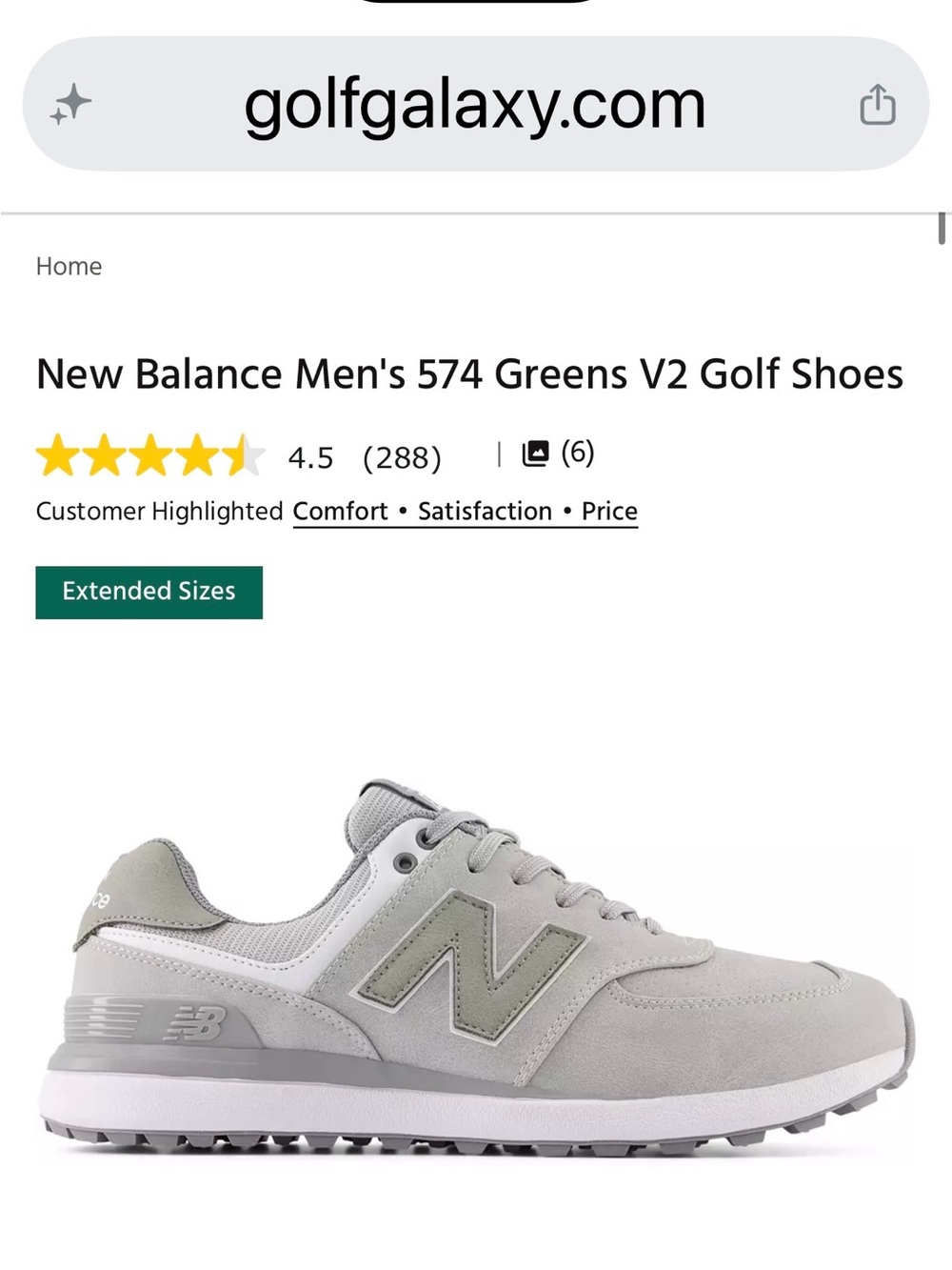 New Balance Men's Sneakers in Light Gray and White